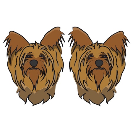 Signmission Yorkshire Terrier Dog Decal, Dog Lover Decor Vinyl Sticker D-18-Yorkshire Terrier